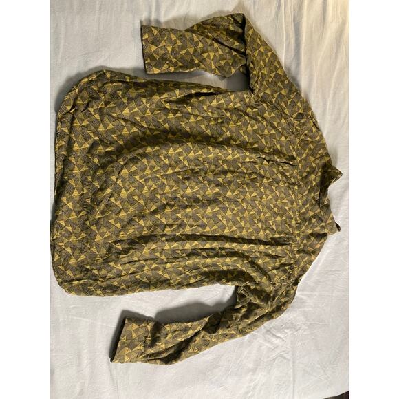 Vtg. 90s Pronto-Uomo Abstract Pattern MADE IN ITALY Shirt - Picture 5 of 8